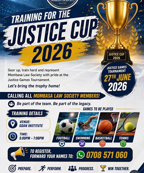 Training - Justice Cup 2026